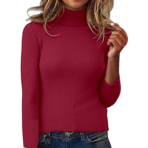 AvonTall Business Casual Sweater for Women, Crew Neck Long Sleeve Tops ...
