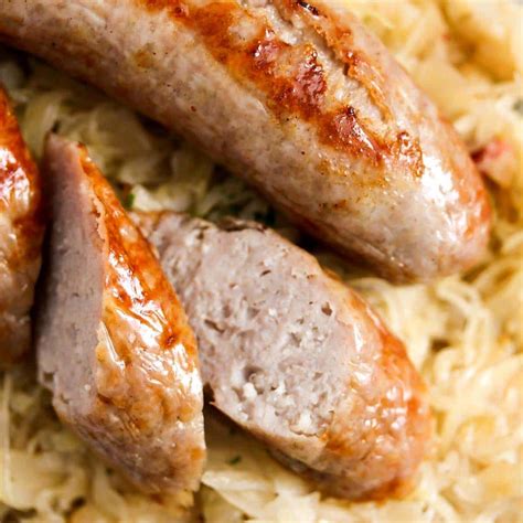 Schmand Sauerkraut Mit Bratwurst - Rezepte Suchen