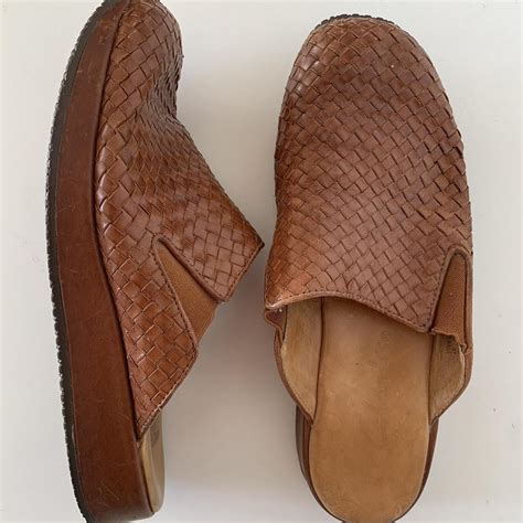 Clarks Women's Brown Mules | Depop