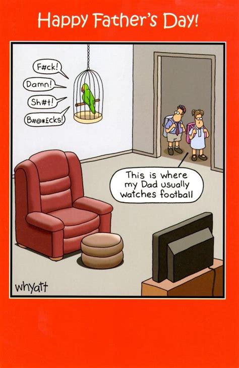 Funny Happy Fathers Day Cartoon Images : Father Happy Funny Fathers ...