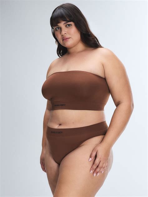 Seamless High-Waist Bikini Knicker in Brown | SAVAGE X FENTY UK United ...