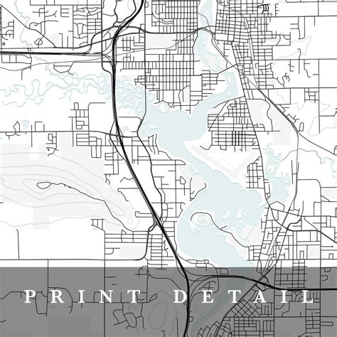 Wausau Map, Wausau, Wisconsin, City Map, Home Town Map, Wausau Print ...