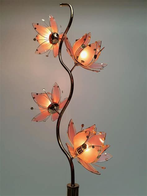 Vintage Flower Floor Lamp at Kathleen Flores blog