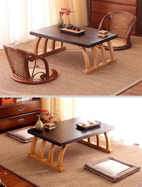 Japanese Floor Table And Chair