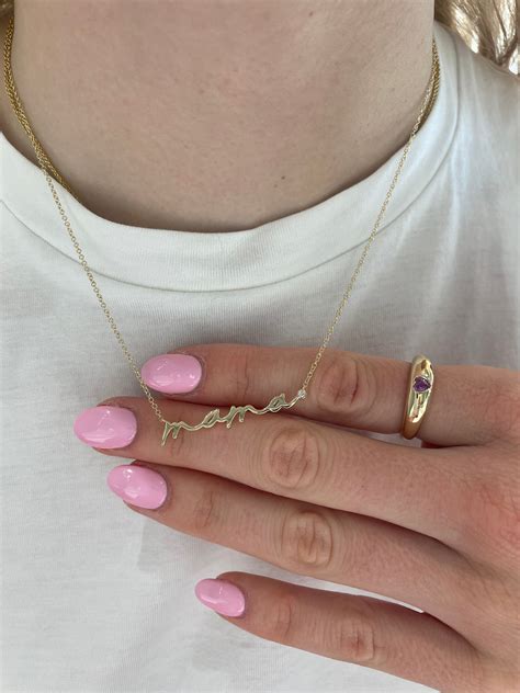 Cursive Mama Necklace | Isaac Mayer