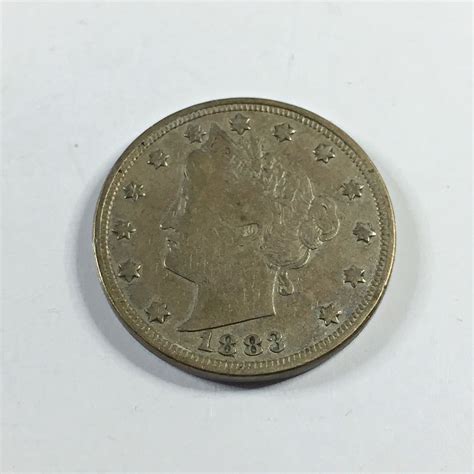 1883 No Cents Liberty Head "V" Nickel | Property Room