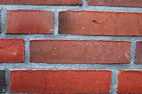 Panoramic View Of Weathered Brick Wall Texture On An Aged Building ...