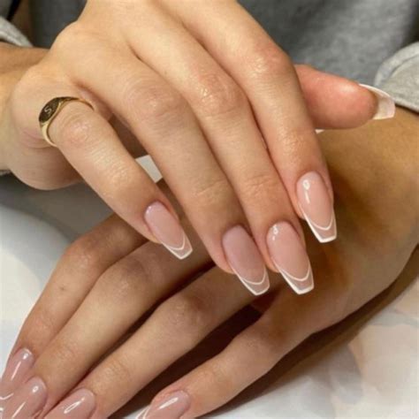 French Tip Nails Extra Long at Sandra Moody blog
