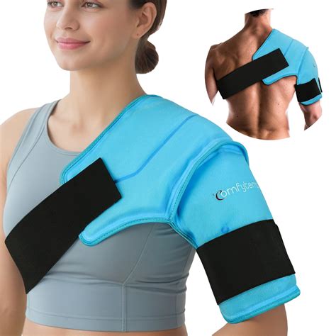 Amazon.com: Comfytemp 3D Shoulder Ice Pack Wrap for Injuries Reusable ...