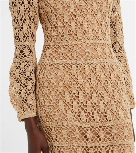 Bianca cotton crochet maxi dress in purple - Anna Kosturova | Mytheresa