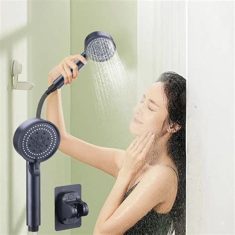 Apmemiss Clearance High Pressure Shower Head with Handheld, 5 Spray ...