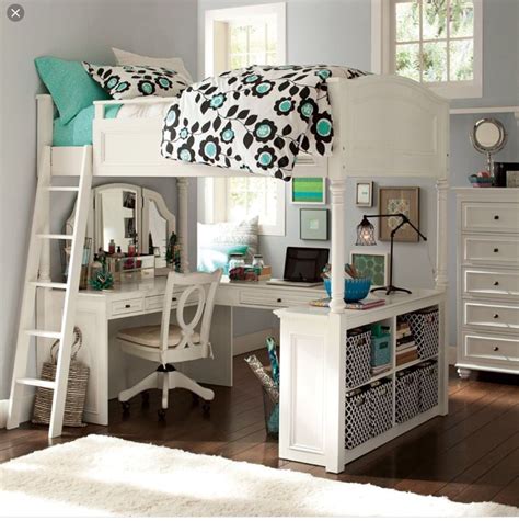 Double Loft Beds With Desk | Foter