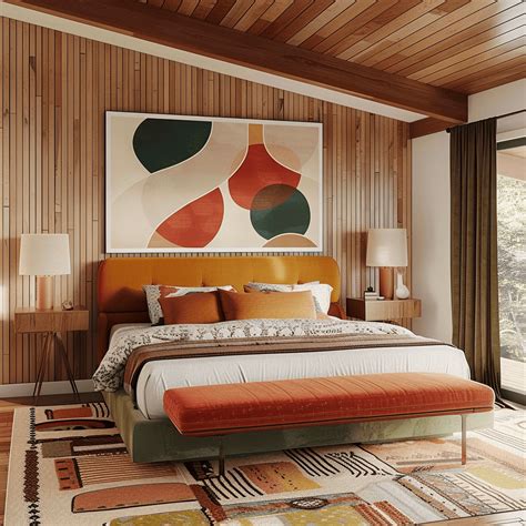Steal These Chic Mid-Century Modern Bedroom Design Ideas in 2024 | Mid ...