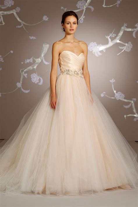 A favorite Lazaro wedding dress that's available at Kleinfeld! | Ball gowns wedding, Ball gown ...