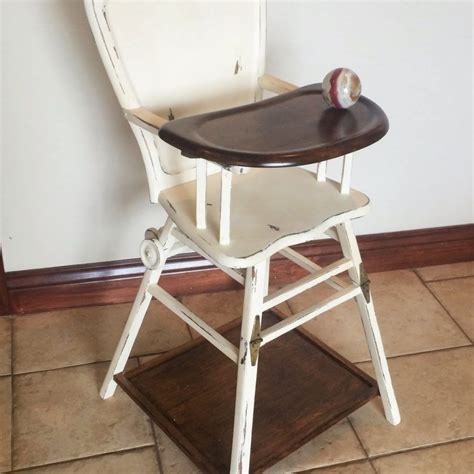 Vintage Wooden High Chair With Tray at Eleanor Noel blog