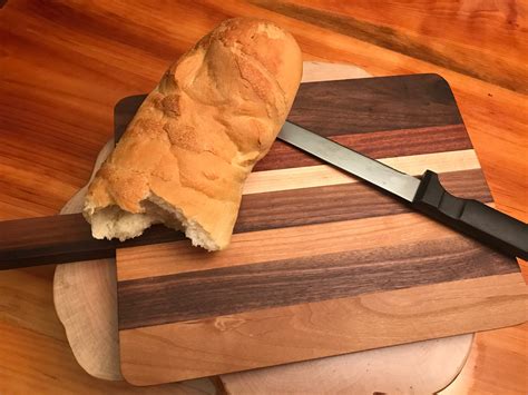 Wooden Cutting Board Bread Board Handmade Walnut Maple Cherry - Etsy