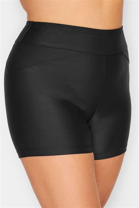 YOURS Plus Size Black Swim Shorts | Yours Clothing