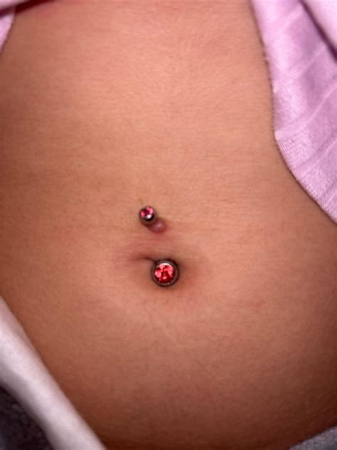 Bump Navel Piercing