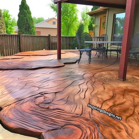 Concrete Floor Looks Like Wood