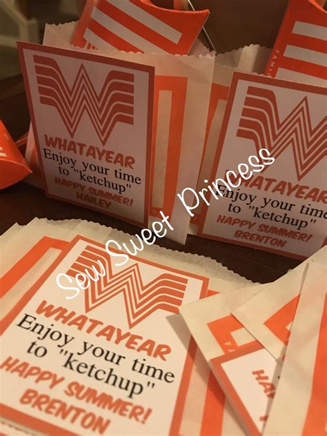 Whataburger Gift Card for Teacher Appreciation