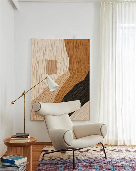 3D Plaster Art Brown 3d Textured Abstract Painting 3D Minimalism ...