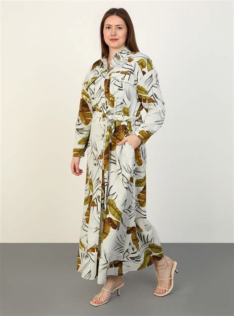 Olive Green - Plus Size Dress