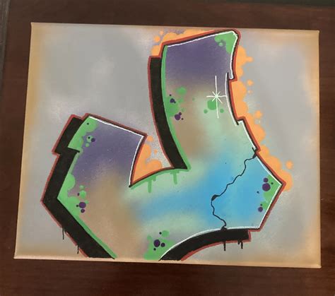 Graffiti Bubble Letter J