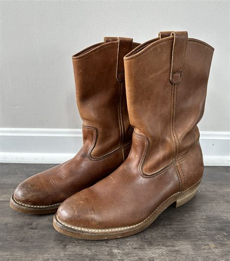 RARE Vintage Red Wing Pecos Pull On Cowboy Working Bo… - Gem