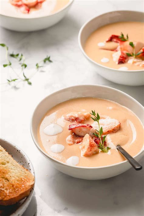 Cream Of Lobster Soup Recipe Lobster Bisque