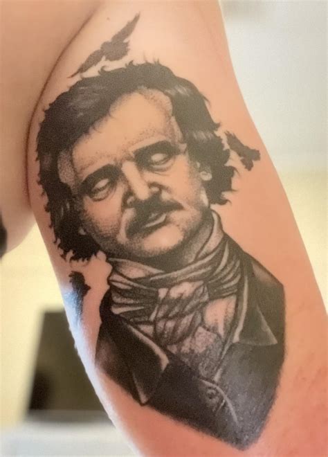 Edgar Allan Poe by Adam Miller at Millhaus Tattoo in Adelaide ...