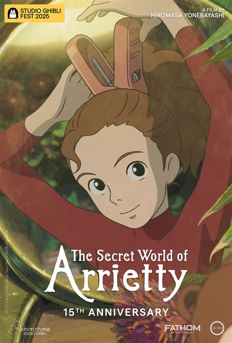 The Secret World of Arrietty – Studio Ghibli Fest 2025 - Fathom ...