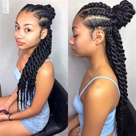 Half Up Half Down Hairstyle Braids | dev.onallcylinders.com