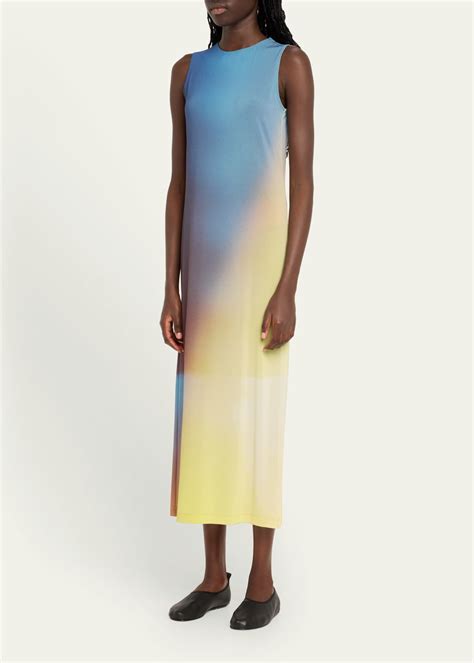 Issey Miyake Light Leak Ombre Maxi Dress - Bergdorf Goodman