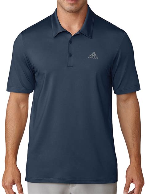 Adidas Golf Men's Chest Logo Solid Polo Shirt, Small Navy - - Walmart.com