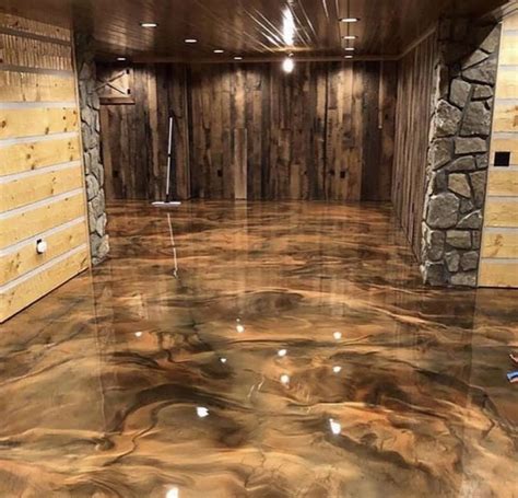 Metallic Epoxy Floor Design