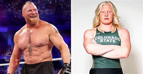 Brock Lesnar's Daughter Breaks College Shot Put Record : r/WWE