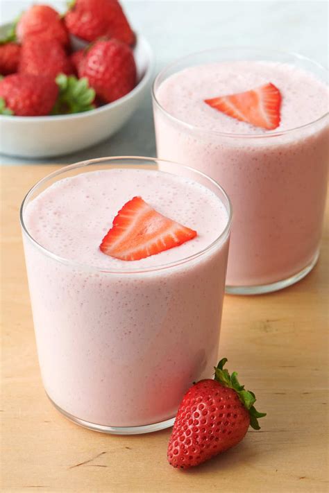 Strawberry Yogurt Smoothie Creamy Strawberry Chia Seed Smoothie Fit