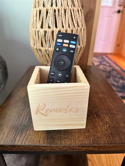 Amazon.com: COOLEX Remote Control Holder, Wooden Tv Remote Holder ...