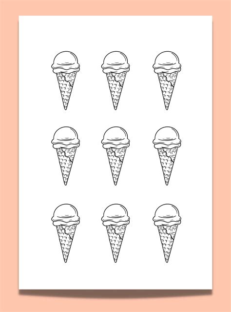 Get Creative with These 14 Free Ice Cream Cone Template Printables ...
