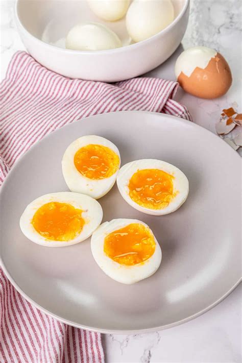 Medium-Boiled Eggs - Food Faith Fitness
