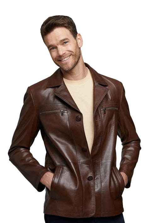 Mens Brown Leather Jacket Fashion