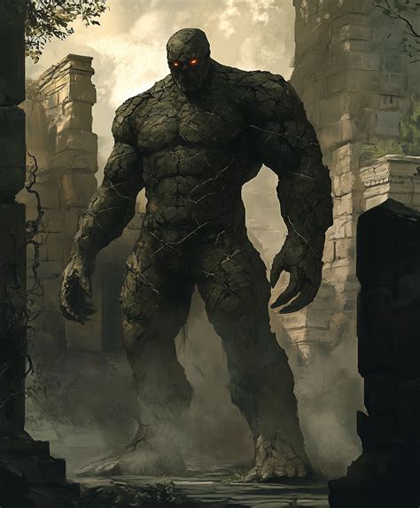 Monster, Clay Golem, The Earthen Sentinel | Fantasy I Sci-Fi I Books I ...