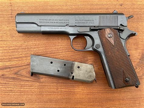 COLT M1911 US PROPERTY WW1 1918