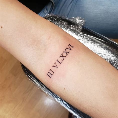 50+ Roman Numerals Tattoo Ideas to Ink Those Special Moments