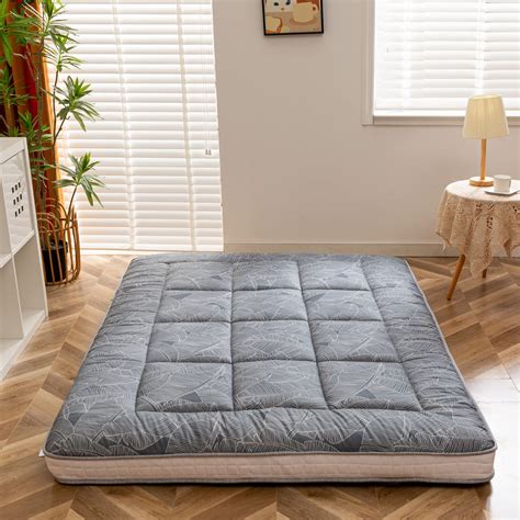 Extra Thick Futon Floor Mattress, Padded Japanese Folding Roll Up ...
