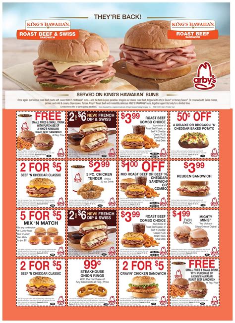 Arby's Coupons Printable August 2023