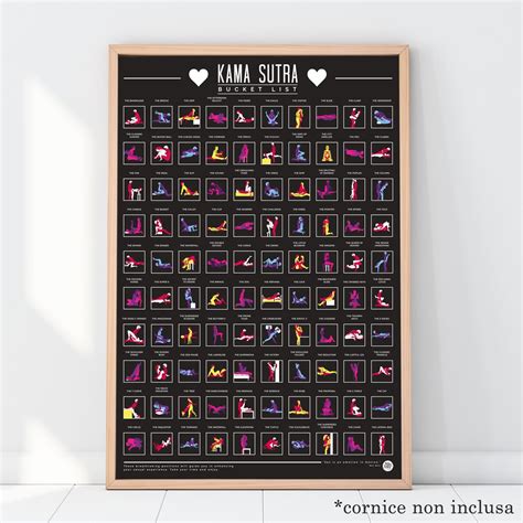Poster 100 posizioni Kamasutra