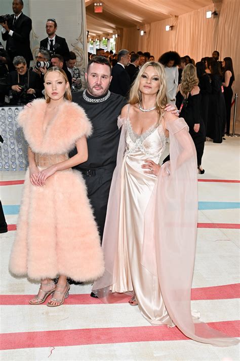Kate Moss and Lila Moss Wear Coordinating Fendi to the 2023 Met Gala ...