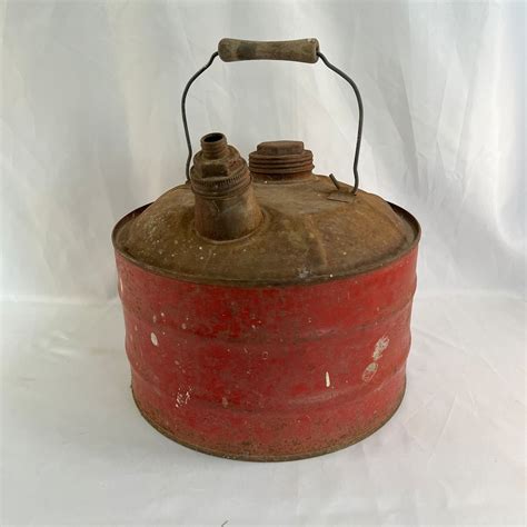 Vintage Gas Can in Rustic Condition, Original Color Was Red, En-el-co ...