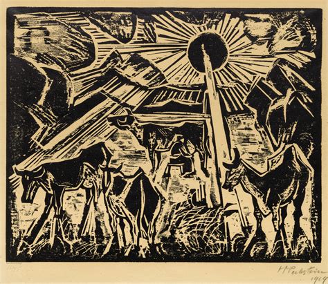 Max Pechstein, Der Abend (The Evening), 1919 | Alan Klinkhoff Gallery | Art Dealers & Appraisers